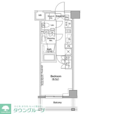ザ・パークハビオ神泉の物件間取画像